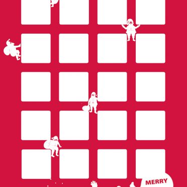 rak merah Natal Santa iPhone8 Wallpaper