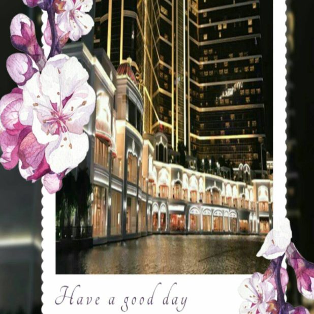 Bingkai bunga iPhone8Plus Wallpaper