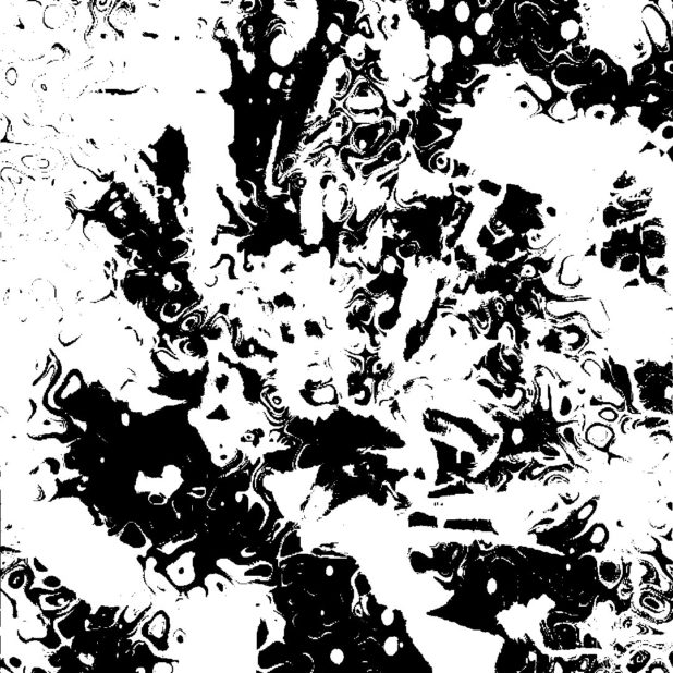 Bunga hitam dan putih iPhone8Plus Wallpaper