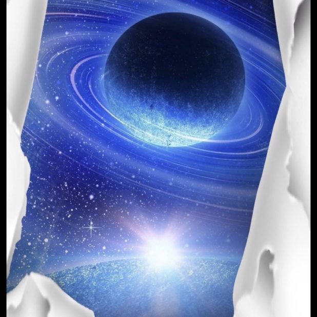 Planet Biru iPhone8Plus Wallpaper