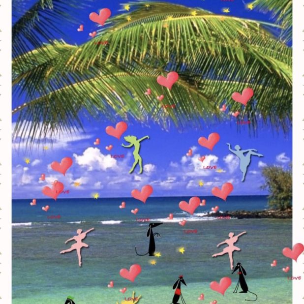 Tarian tropis iPhone8Plus Wallpaper