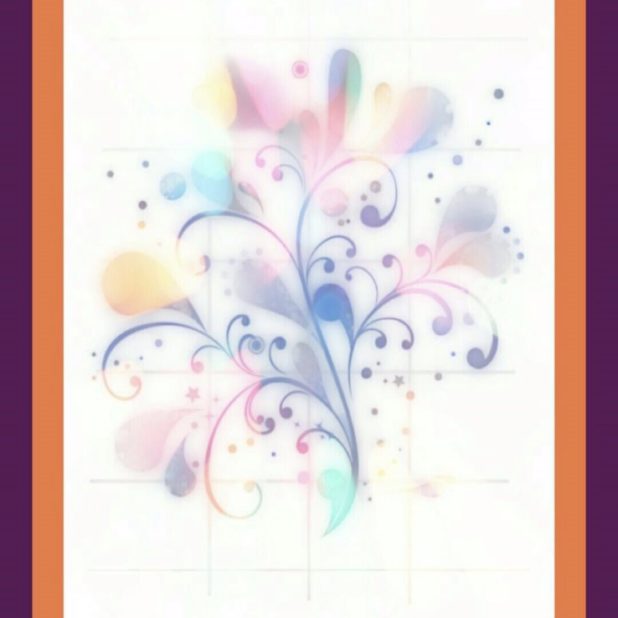 Bunga ungu iPhone8Plus Wallpaper