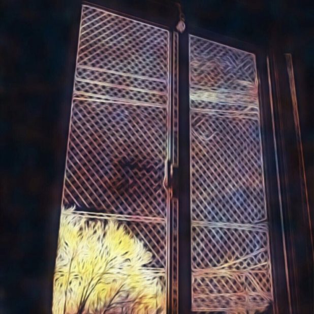 Senja jendela iPhone8Plus Wallpaper