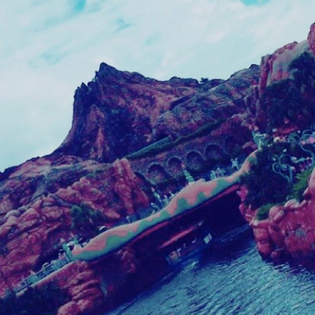 Pemandangan Disneysea iPhone8Plus Wallpaper