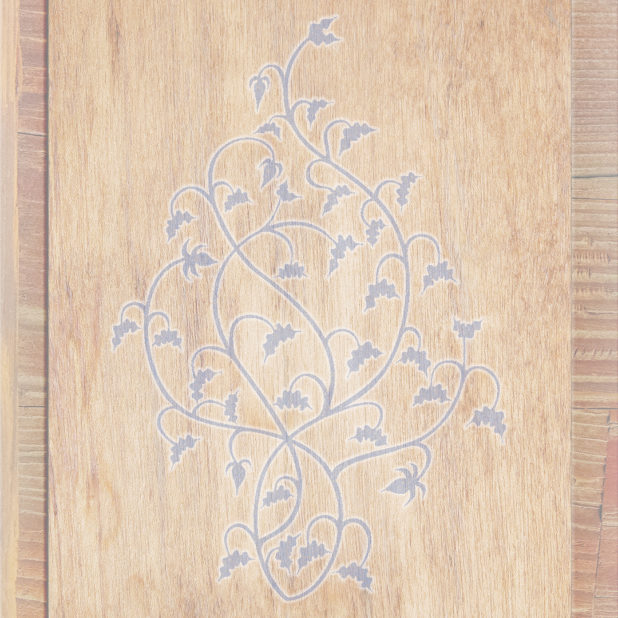 daun biji-bijian kayu Coklat Biru Ungu iPhone8Plus Wallpaper