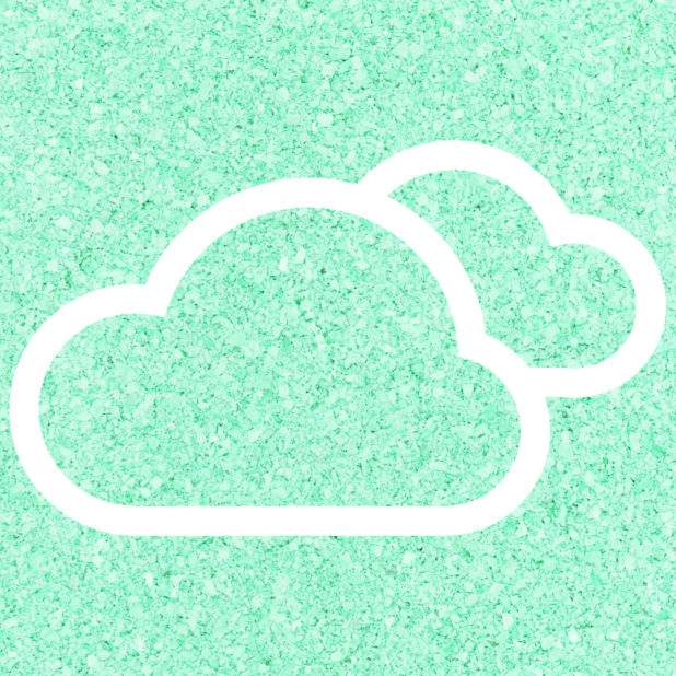 awan Biru hijau iPhone8Plus Wallpaper
