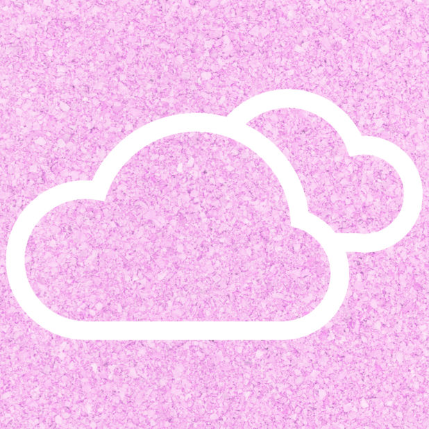awan Berwarna merah muda iPhone8Plus Wallpaper