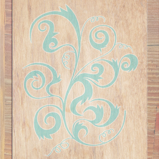 gandum Coklat Biru iPhone8Plus Wallpaper
