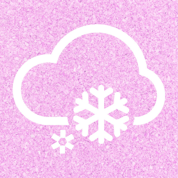 Cuaca berawan Berwarna merah muda iPhone8Plus Wallpaper