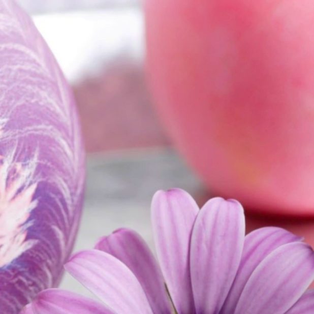 bunga alami ungu iPhone8Plus Wallpaper