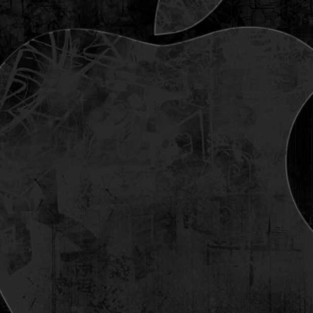 apple Hitam iPhone8Plus Wallpaper