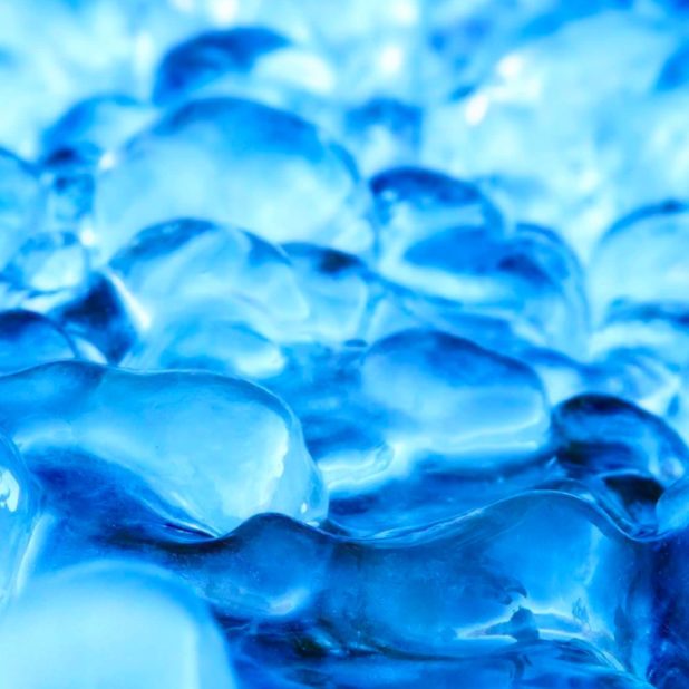 biru ice iPhone8Plus Wallpaper