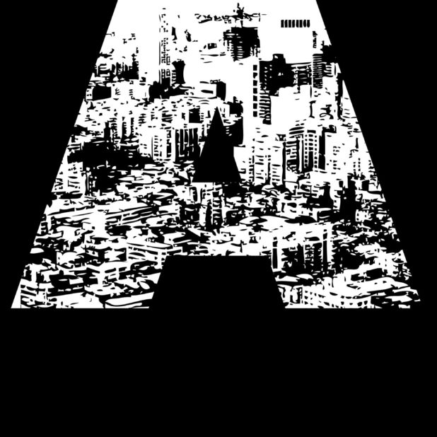 Sebuah ilustrasi kota iPhone8Plus Wallpaper