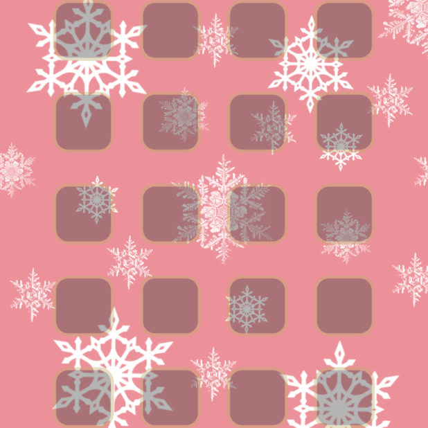 merah perak Natal iPhone8Plus Wallpaper