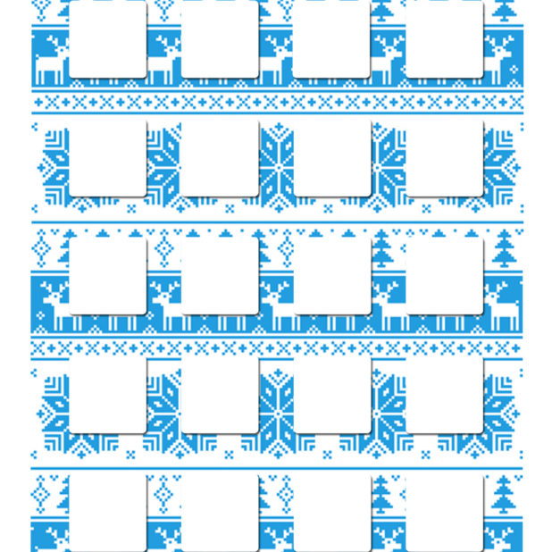 Rak biru musim dingin salju lucu anak perempuan dan wanita untuk iPhone8Plus Wallpaper