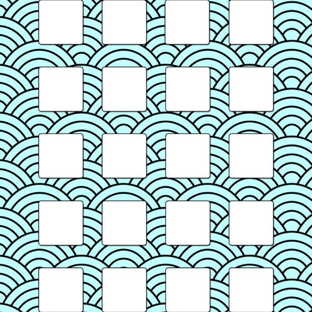 Rak sederhana Tahun Baru spiral hijau iPhone8Plus Wallpaper