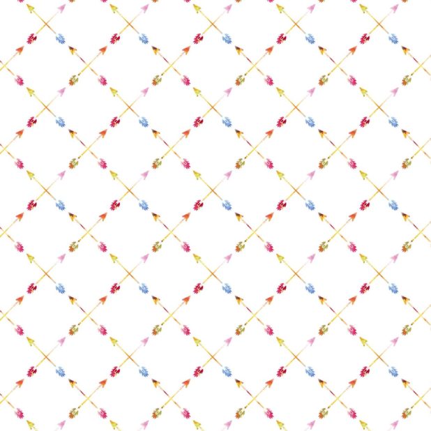 Pola panah wanita-ramah berwarna-warni iPhone8Plus Wallpaper