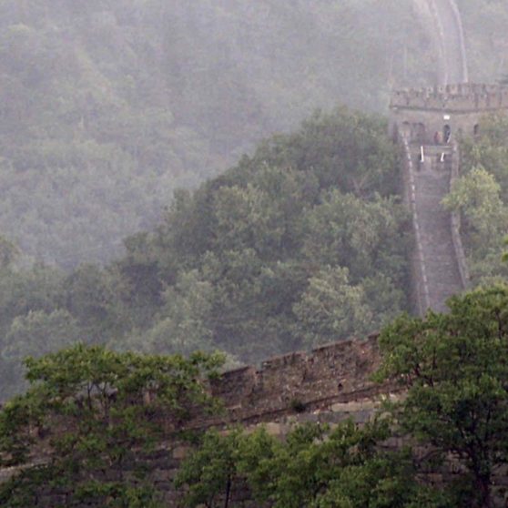 pemandangan Great Wall iPhoneX Wallpaper