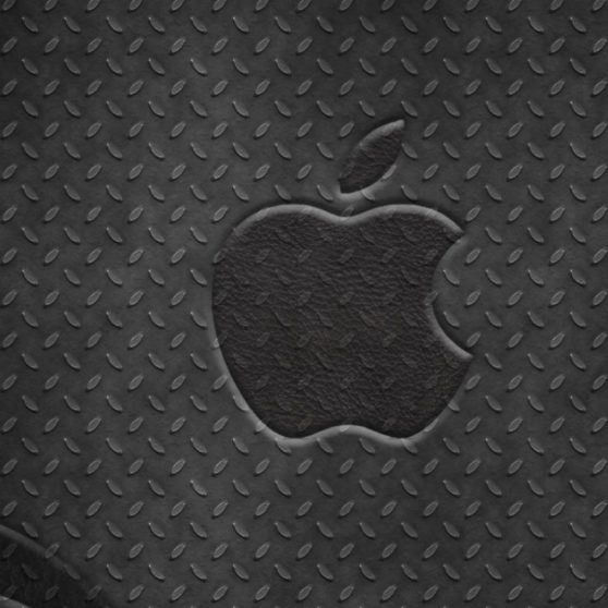 apple Hitam iPhoneX Wallpaper