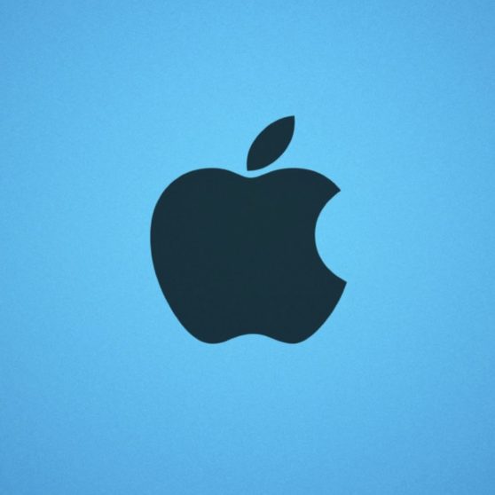 apel biru iPhoneX Wallpaper