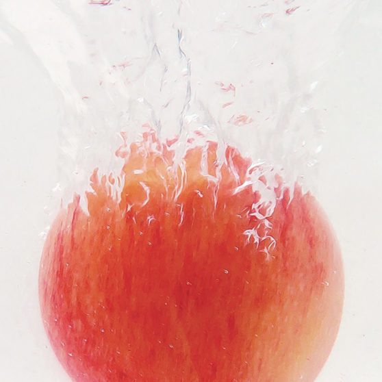 buah apel iPhoneX Wallpaper