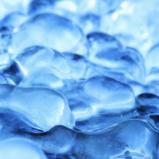 biru ice iPhoneX Wallpaper