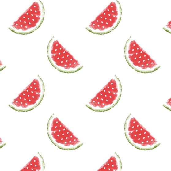 Pola ilustrasi buah semangka wanita-ramah merah iPhoneX Wallpaper