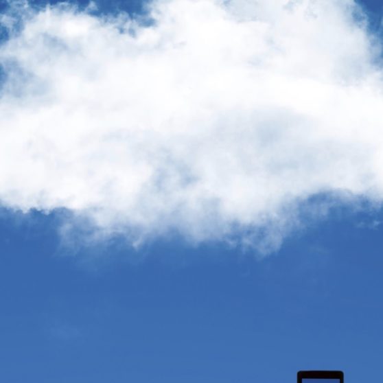 Awan biru PC iPhoneX Wallpaper