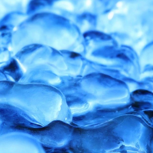 biru ice iPhoneXSMax Wallpaper
