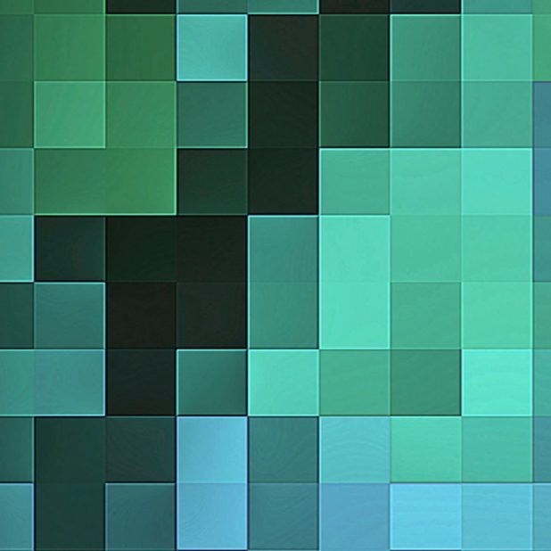 Pola keren hijau biru iPhoneXSMax Wallpaper