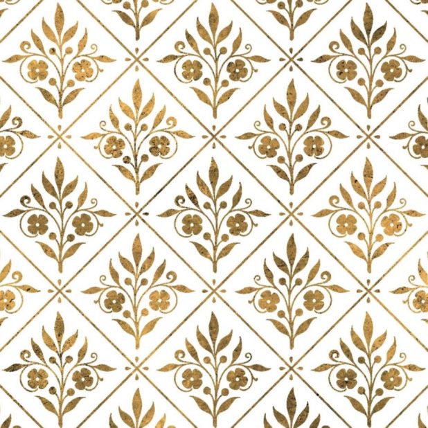 Ilustrasi pabrik emas pola iPhoneXSMax Wallpaper