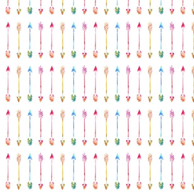 Pola panah wanita-ramah berwarna-warni iPhoneXSMax Wallpaper