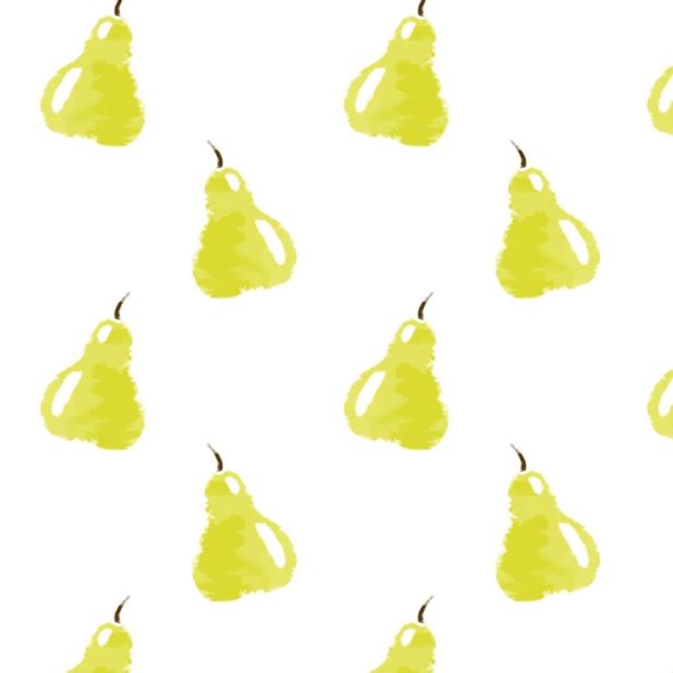 wanita-ramah kuning pola ilustrasi buah iPhoneXSMax Wallpaper