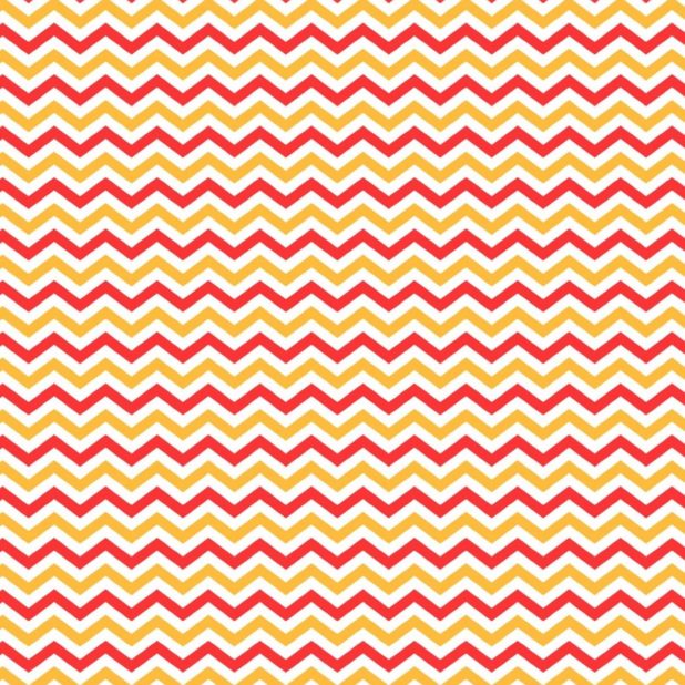 Pola perbatasan bergerigi merah-oranye iPhoneXSMax Wallpaper