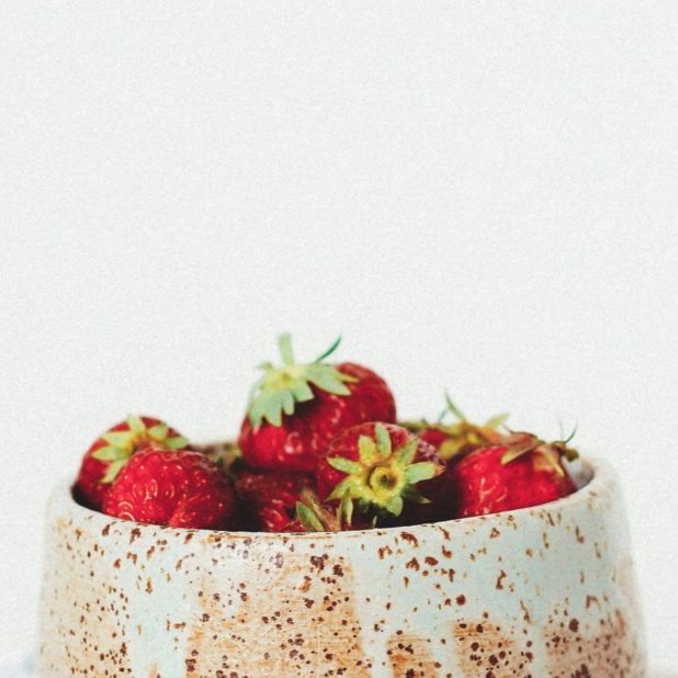 Stroberi makanan iPhoneXSMax Wallpaper