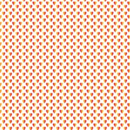 模様ハート赤橙白女子向けの iPad / Air / mini / Pro 壁紙