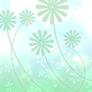 模様草緑の iPhone4s 壁紙