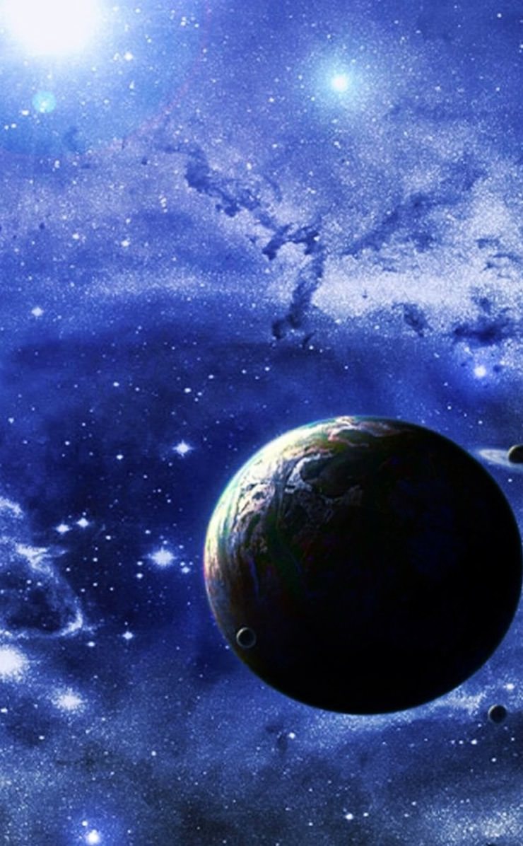 宇宙地球青 Wallpaper Sc Iphone4s壁紙