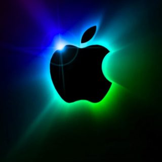 Apple黒の iPhone4s 壁紙