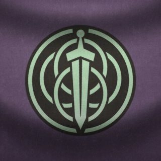 ロゴ紫の iPhone4s 壁紙