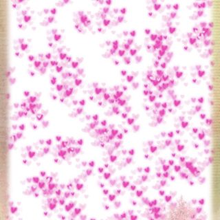 ハート 桜の iPhone5s / iPhone5c / iPhone5 壁紙