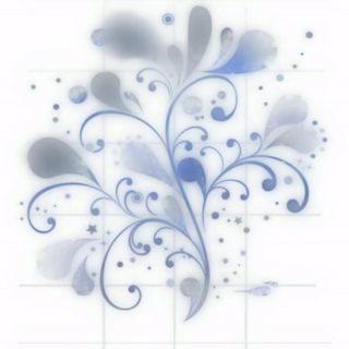 花 ブルーの iPhone5s / iPhone5c / iPhone5 壁紙