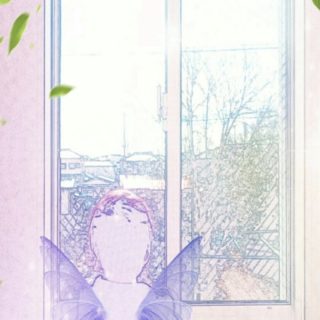 窓辺 妖精の iPhone5s / iPhone5c / iPhone5 壁紙