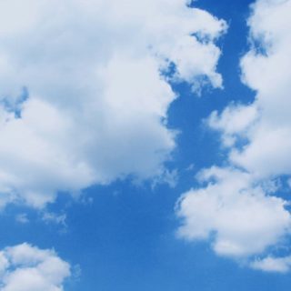 風景空青雲の iPhone5s / iPhone5c / iPhone5 壁紙