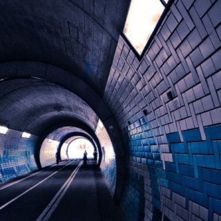 風景トンネルの iPhone5s / iPhone5c / iPhone5 壁紙