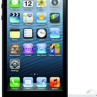 AppleiPhone黒の iPhone5s / iPhone5c / iPhone5 壁紙