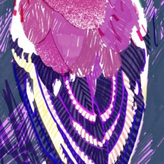 動物鳥紫の iPhone5s / iPhone5c / iPhone5 壁紙