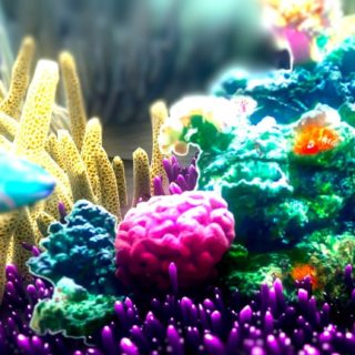 動物サンゴ礁の iPhone5s / iPhone5c / iPhone5 壁紙