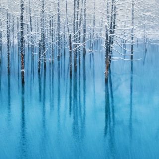 風景湖青の iPhone5s / iPhone5c / iPhone5 壁紙