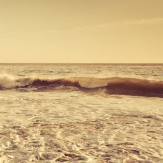 風景砂浜の iPhone5s / iPhone5c / iPhone5 壁紙